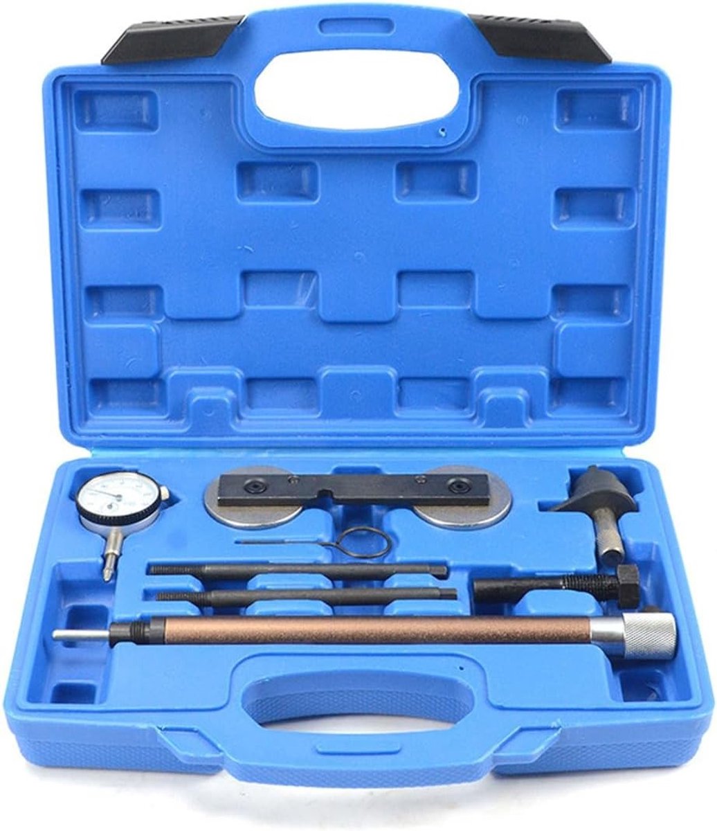 Timing gereedschap set voor motor ketting met vervangbare indicatorhouder en meetinstrument voor Audi, VW, Skoda en Seat 1.2 1.4 1.6 TSI FSI