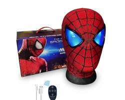 Spiderman masker- Brand new day - Bewegende ogen en afstandsbediening - Lichtgevend