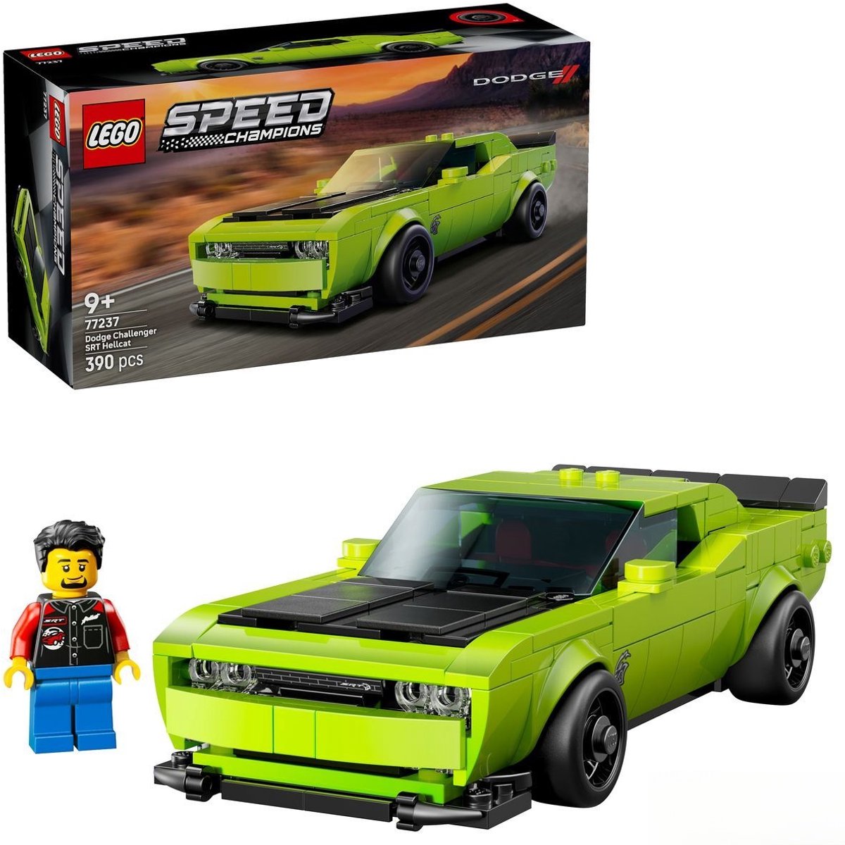LEGO® Speed Champions Dodge Challenger SRT Hellcat Sportauto - 77237 — afbeelding 22