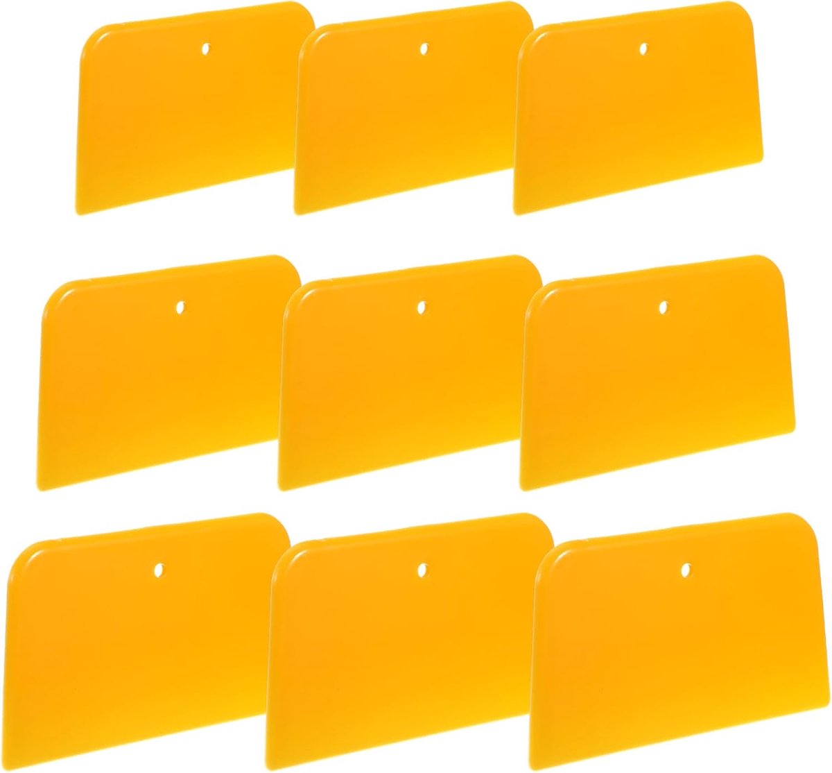 SnelShoppen - 9 Stuks Verf Spatels - Flexibele Paletmessen - Plastic Spatula's voor Vuller, Verf, Plamuur, Enamel en Sealants - Herbruikbaar en Duurza