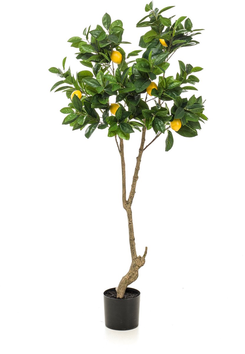 Emerald Kunstboom citroen 150cm - Kunstplant voor binnen Groen