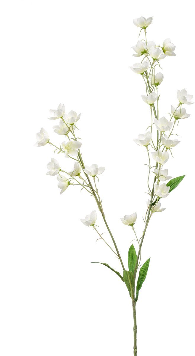 Emerald Kunstbloem Boterbloem 85cm crème - Kunstplant voor binnen