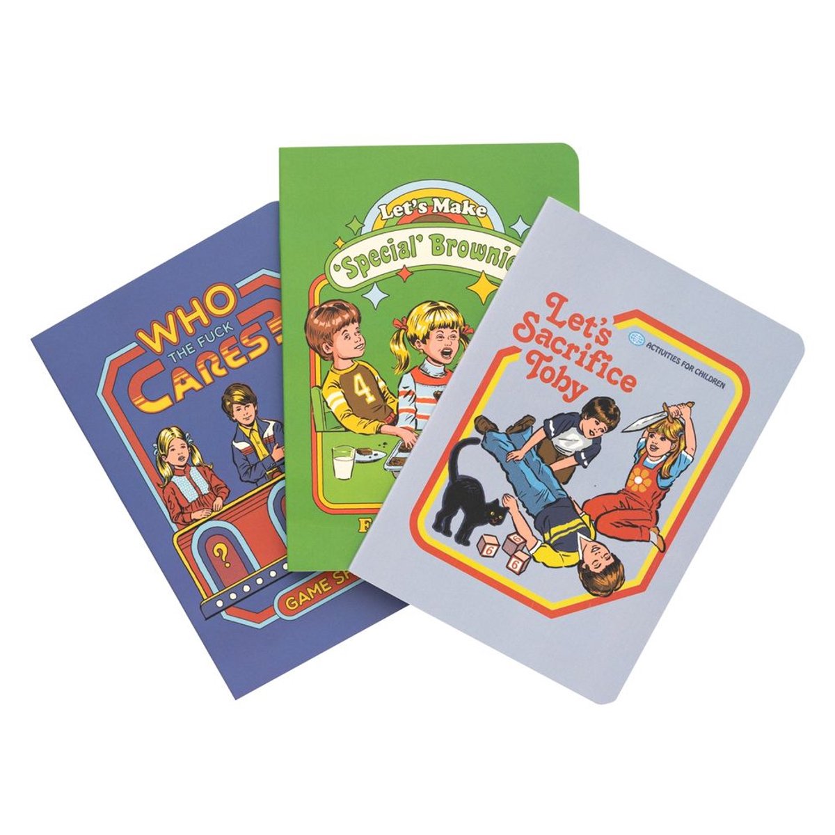Grupo Erik Steven Rhodes - Pack Of 3 Steven Rhodes A6 Notitieboek - Multicolours