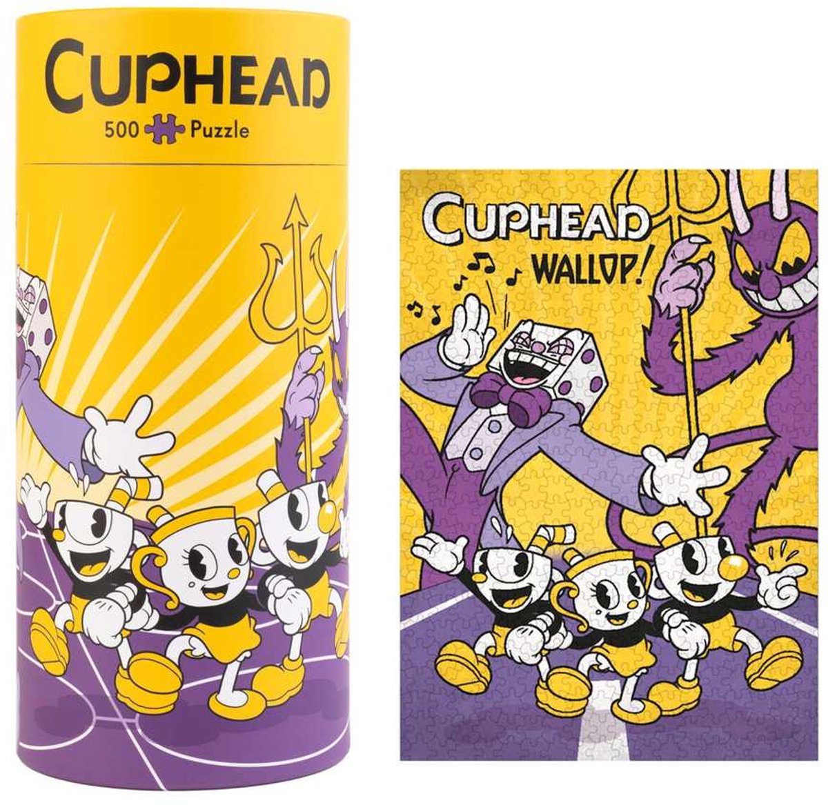 Grupo Erik Cuphead - Cuphead Ready For The Devil?s Dance? 500 Pieces Puzzle Puzzel - Multicolours