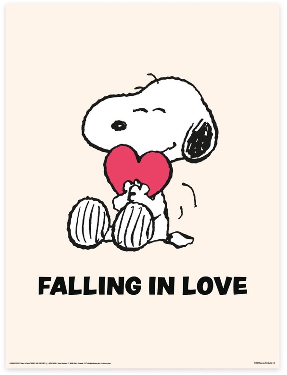 Grupo Erik Snoopy - Print 30X40 Cm Love Season 1 Print - Multicolours