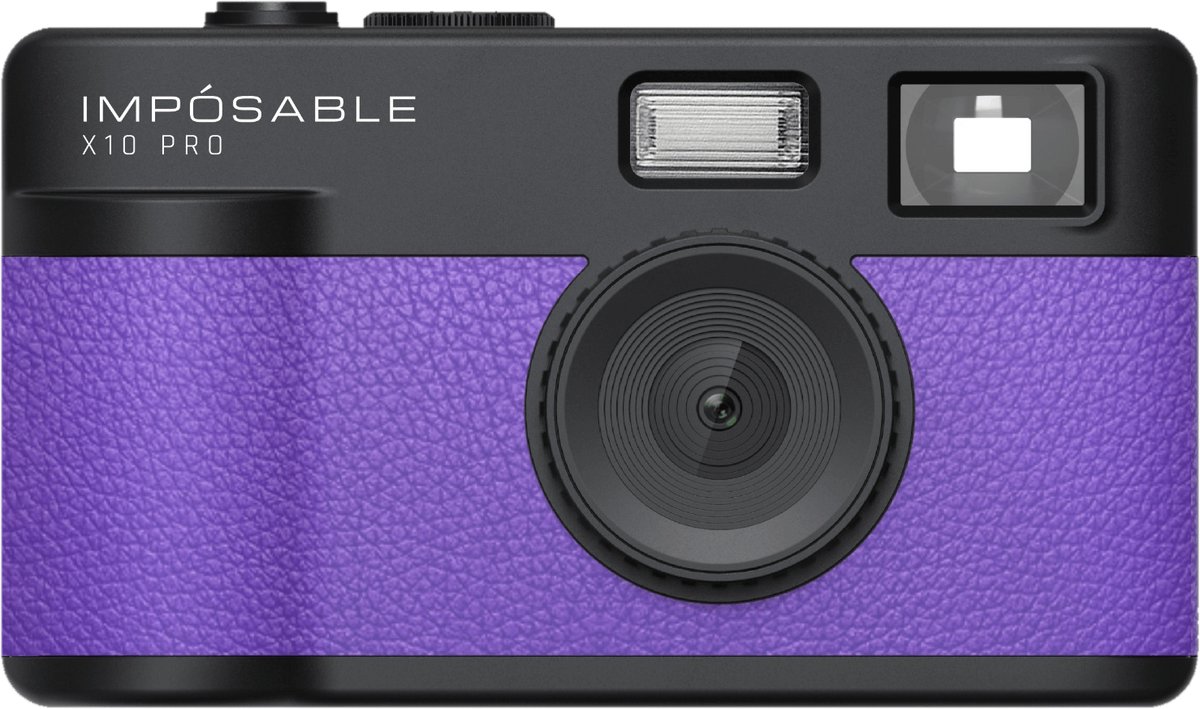 IMPÓSABLE - X10 PRO - Royal Purple - 12MP - Screenless Retro Camera - incl 4GB Memory Card