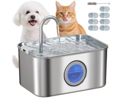 Kattenfontein 3.2 L drinkfontein voor katten met stille pomp en actiefkoolfilter
