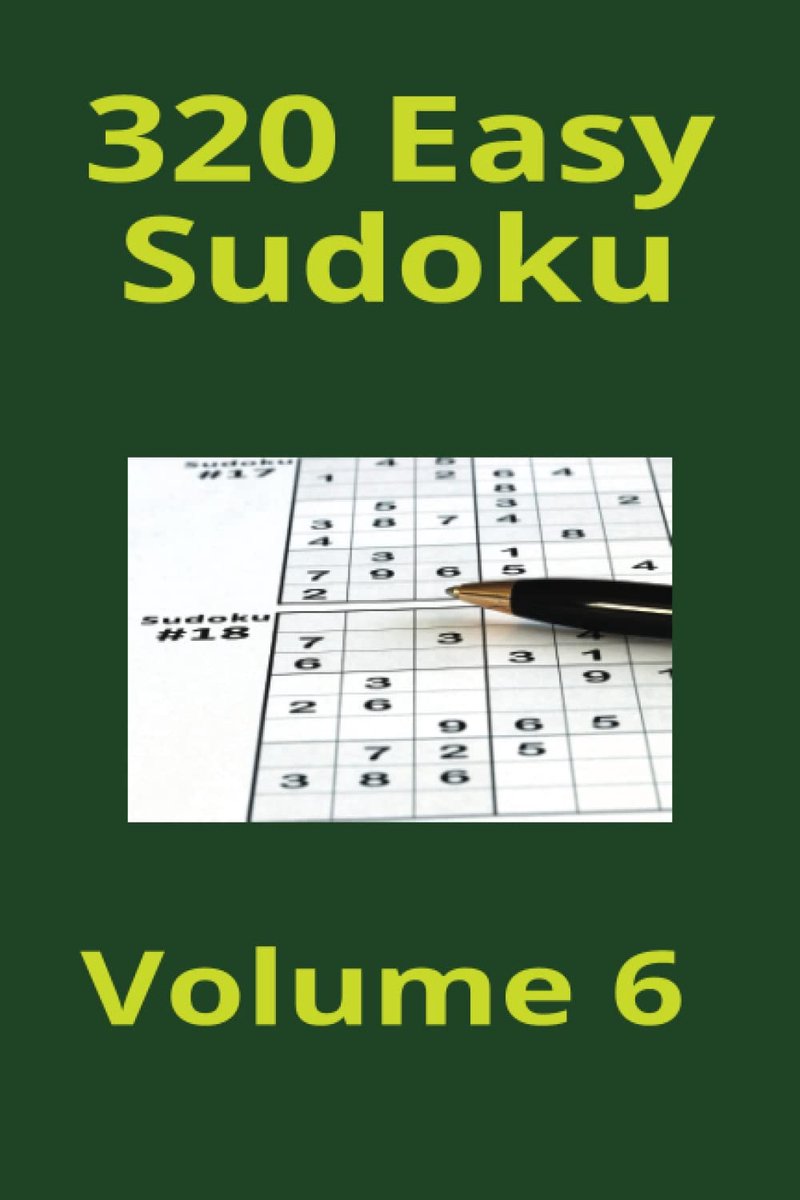 SnelShoppen - 320 Easy Sudoku Puzzels - Oplossingen Inclusief - Ideaal voor Beginners en Puzzel Liefhebbers - Versterk je Brein en Ontspan - Perfect v