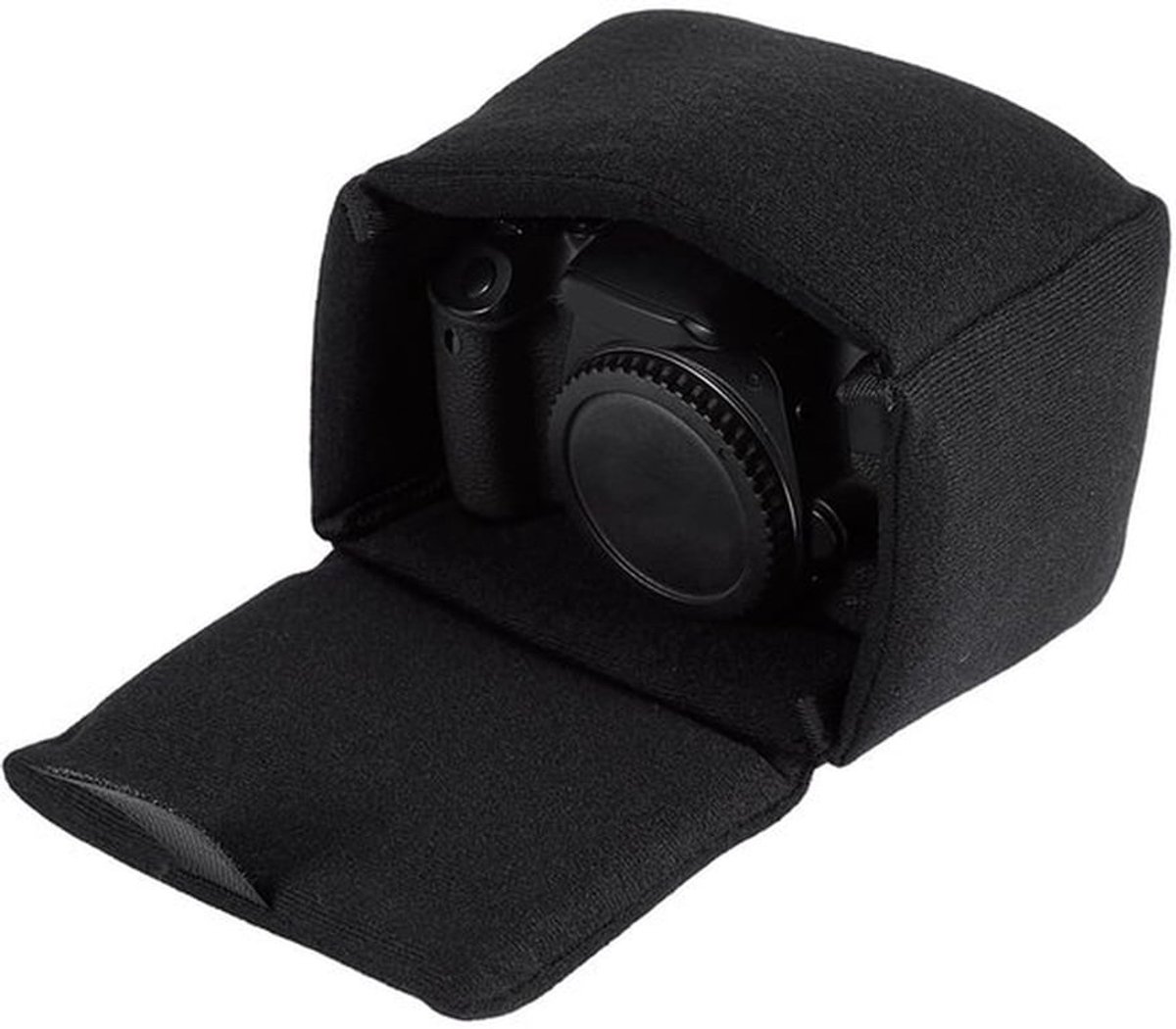 Camera Bag - Schokbestendig - Accessoire - Opbergtas - Verstelbaar - Velvet - 16 x 12 x 13 cm - Camera Insert
