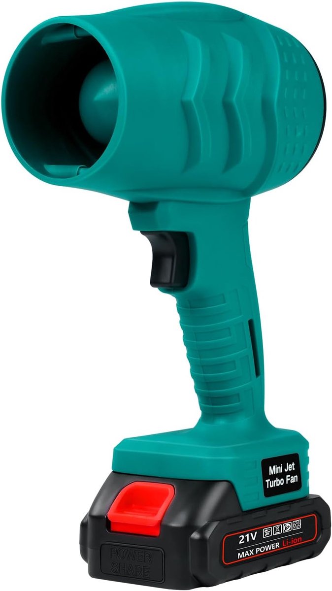 TICFOX Turbo Jet Blaasmachine, Auto Droogventilator, 35000RPM Handbediende Storm Turboventilator, Machtige - ShopVlot
