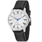 Earnshaw Cornwall Retrograde ES-8077-01 Quartz Herenhorloge