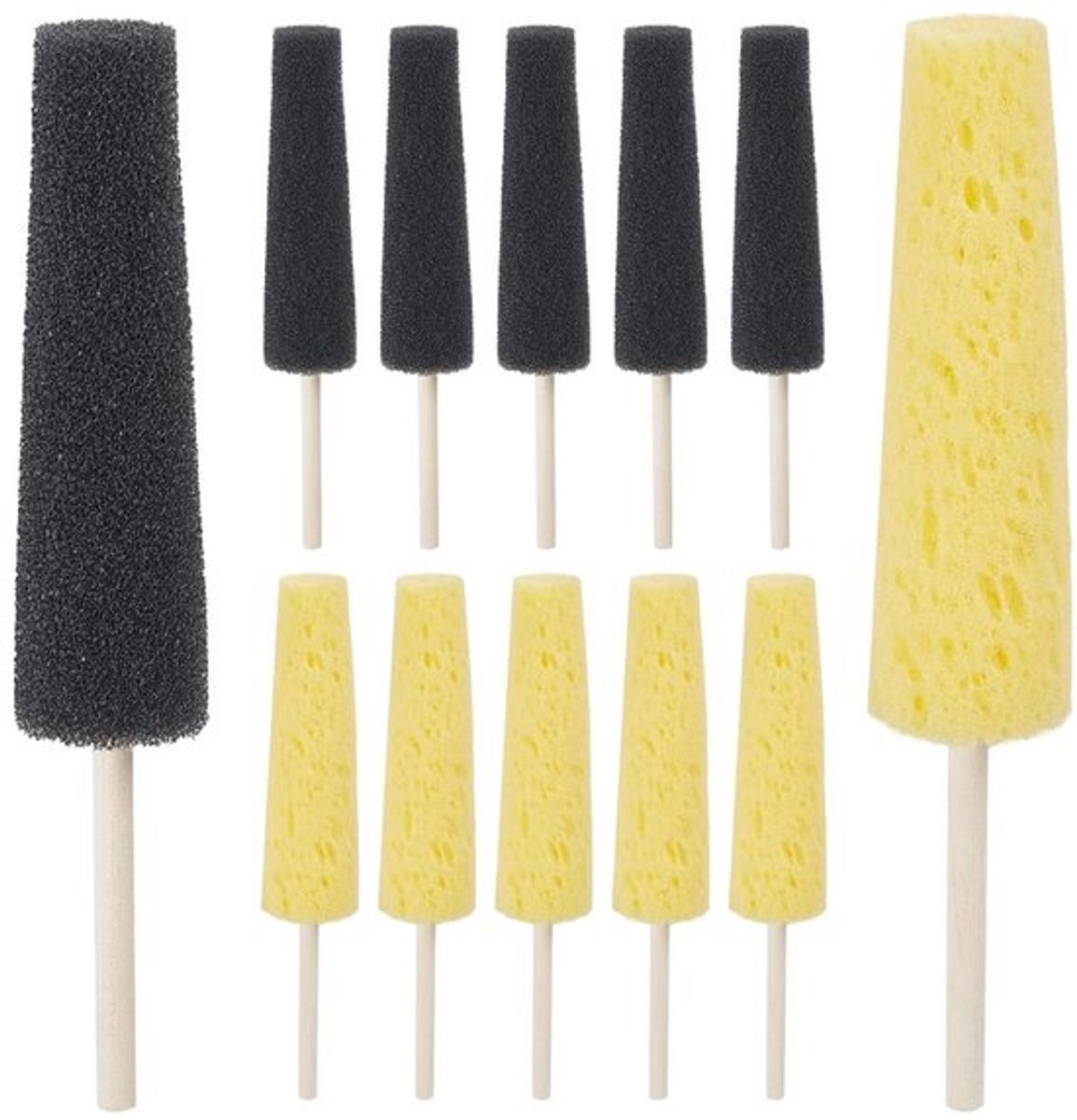 12 Stuks Aardewerk Stok Spons voor Ambachten