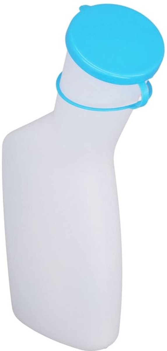 Urinefles 1000ml - Draagbaar Urinoir - Lekvrij - Geschikt voor Zorg en Reizen - Eenvoudig te Reinigen - Stevig Materiaal