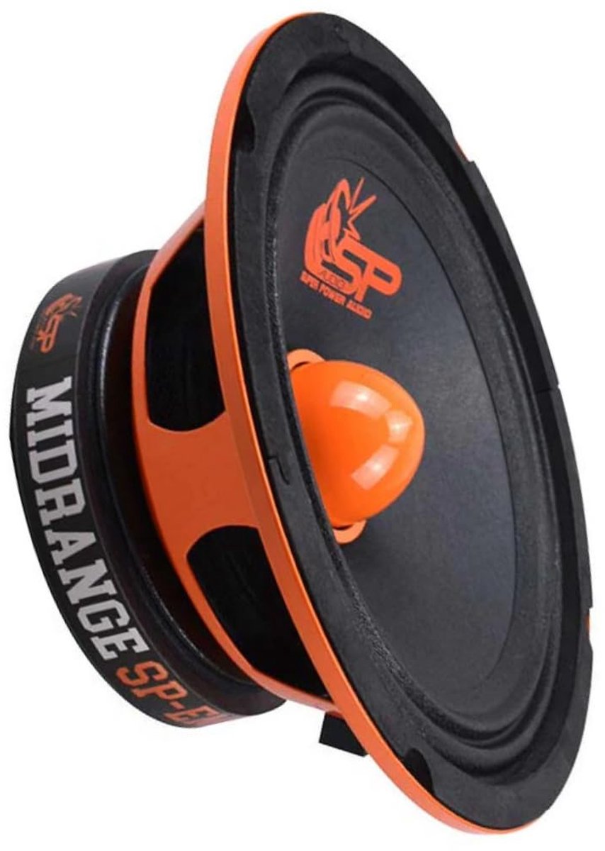 SnelShoppen - 1 SP Audio SP-EM6.5 Midrange Luidspreker 16,5 cm 100 Watt RMS 4 Ohm Gevoeligheid 95 dB SPL Perfect voor Auto en Thuis Audio