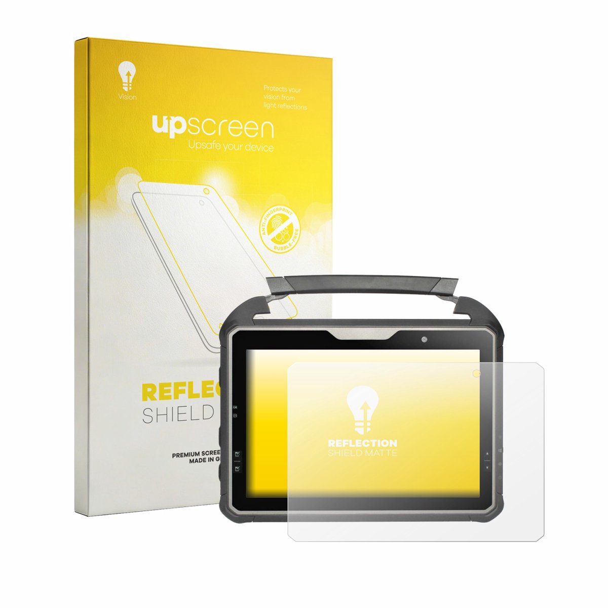 upscreen - Screenprotector voor DT Research DT302RP - Folie Beschermfolie anti glare matte
