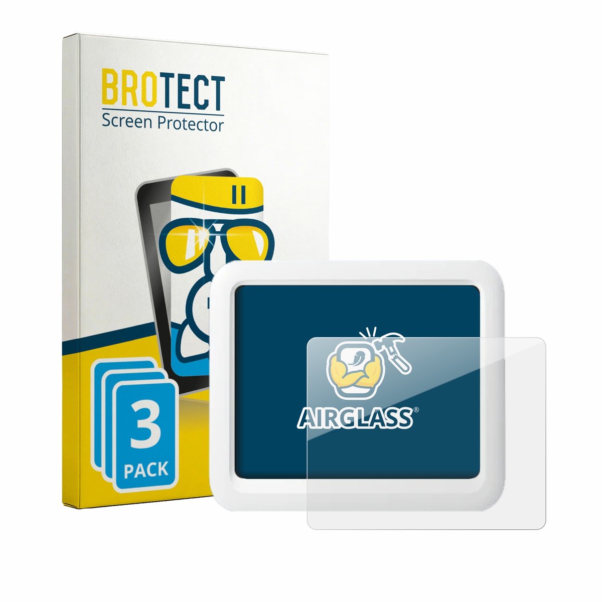 Screenprotector 3 Stuks voor SwitchBot Meter Pro Beschermglas transparant