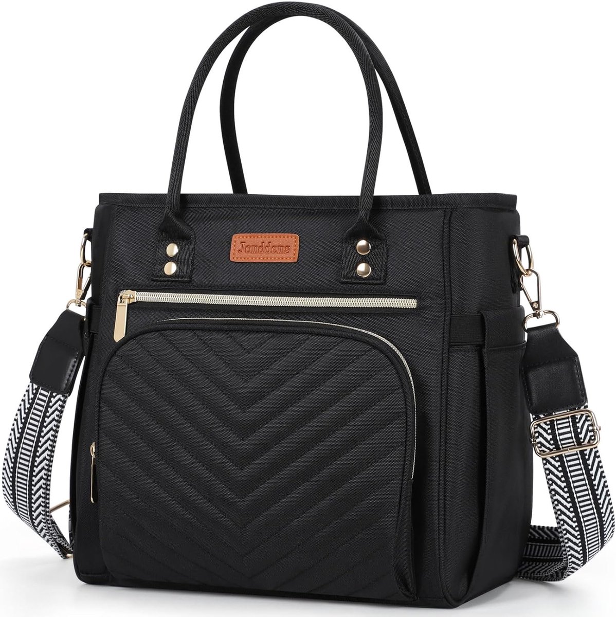 SnelShoppen - Grote Lunch Tas voor Vrouwen en Mannen - Geïsoleerde Lunchbox met Schouderband - Herbruikbare Koeltas voor Volwassenen - Perfect voor We