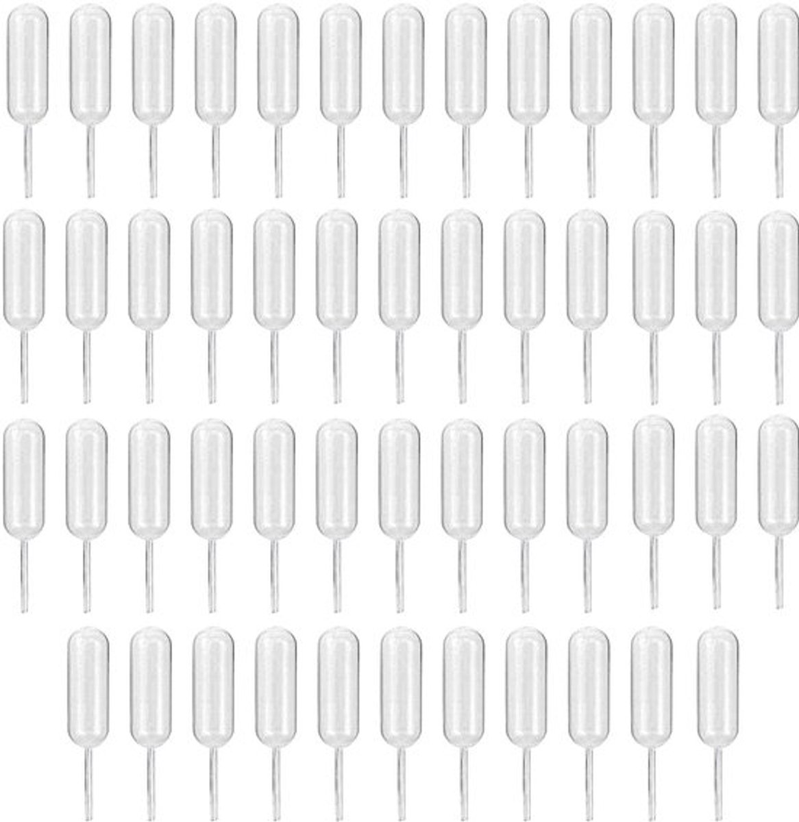 Transferpipetten 40 stuks 4 ml - Wegwerp Pipetten - Knijptransferpipetten - Vloeistof Druppelaar - Heldere Kunststof - Ideaal voor Cupcakes