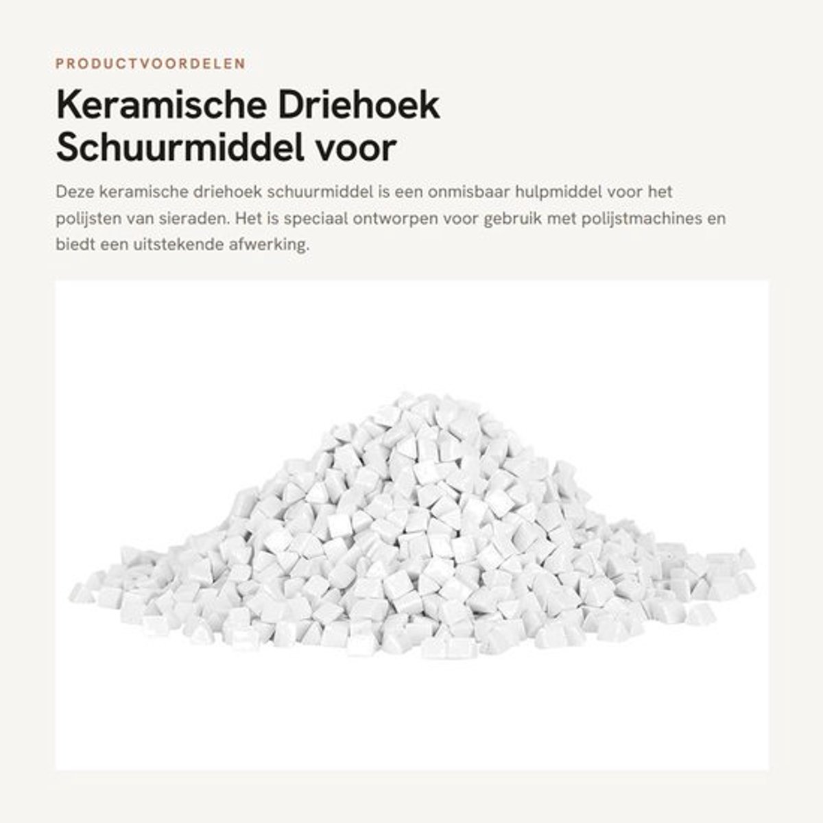 Schuurmiddel voor Sieraden - Schuurpapier Driehoek - Schuurmateriaal - Polijsten - Slijpmachine - Keramisch - Schuurpad
