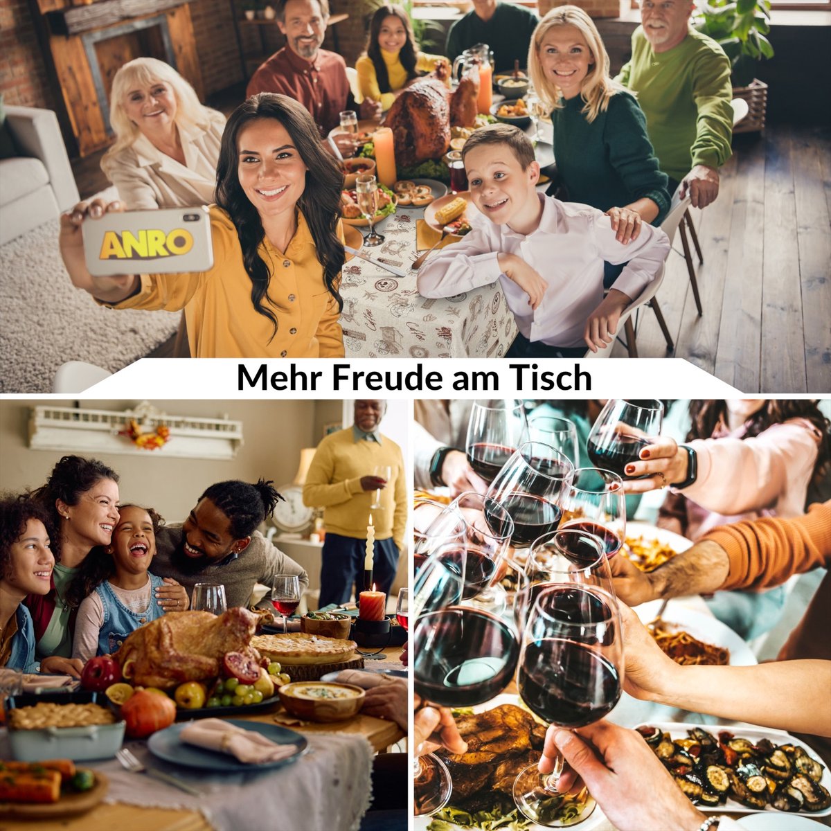 ANRO Tafelkleed Koffie Bruin 350x140cm Rechte rand Afwasbaar Waterafstotend Binnen & Buiten