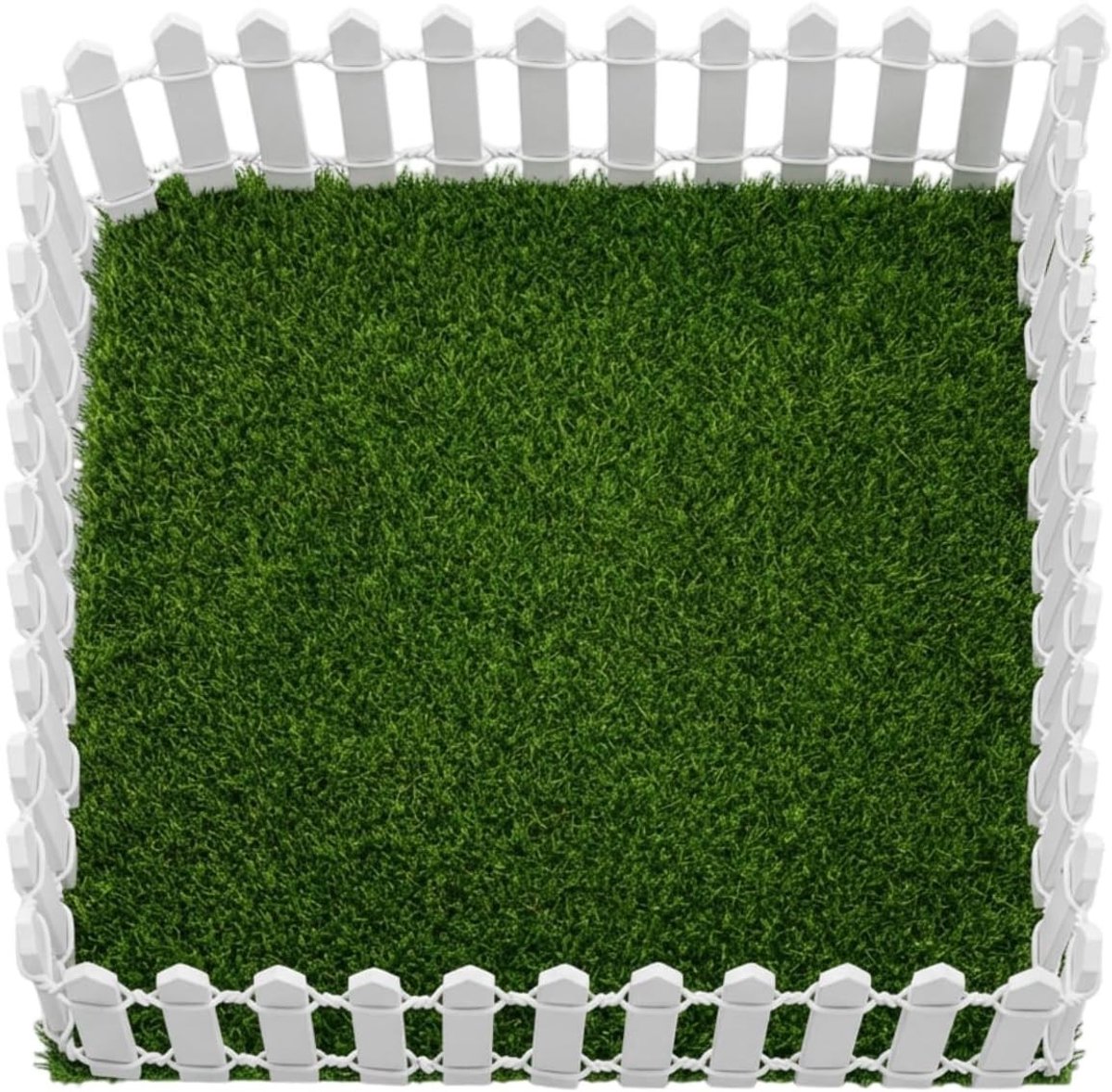 Miniatuur hek voor tuindecoratie, 90 x 5 cm, DIY houten omheining voor feeëntuinen, poppenhuizen en knutselprojecten, kleine decoratieve lattenhekken in wit