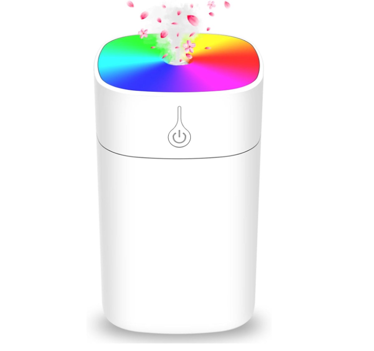 Mini-draagbare luchtbevochtigers voor de slaapkamer – 400 ml geurverspreider voor thuis – persoonlijke bureau-luchtbevochtiger met verlichting en automatische uitschakeling.L