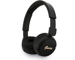 Guess Script Metal Logo Headphone - Geschikt voor Bluetooth Smartphones - Zwart