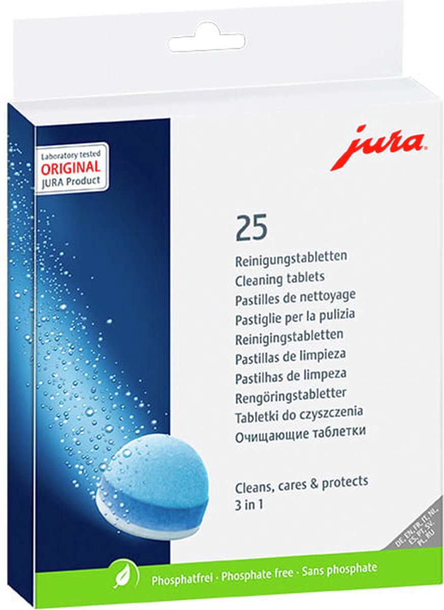 JURA - 3 in 1 reinigingstabletten (25 st.)