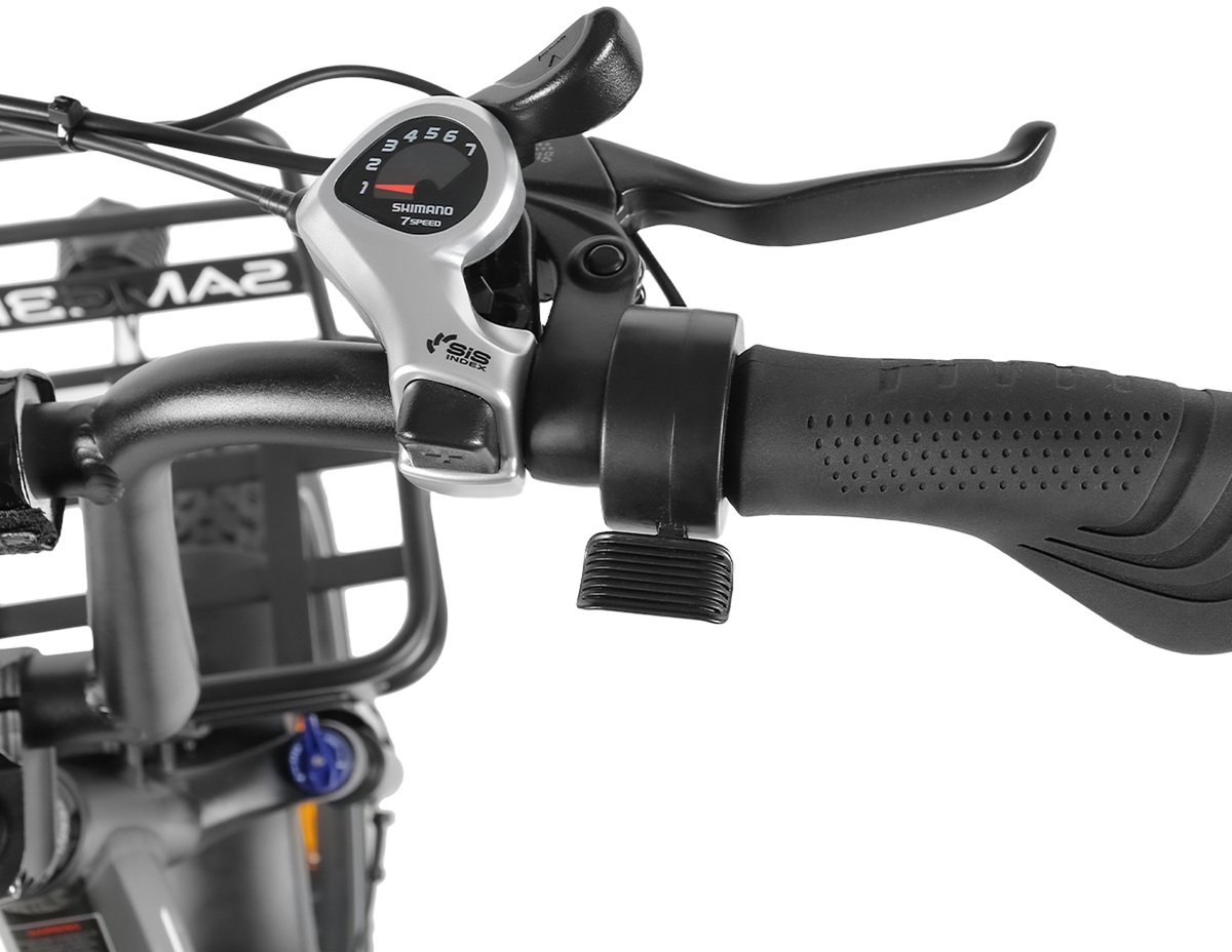 Samebike C05 Pro Elektrische Fatbike – Opvouwbare E-Bike - 250W Motor - 36V 13Ah Accu (70 km Bereik) - 20 Inch Brede Banden - Shimano 7 Versnellingen - met Dubbele Vering thumbnail 2