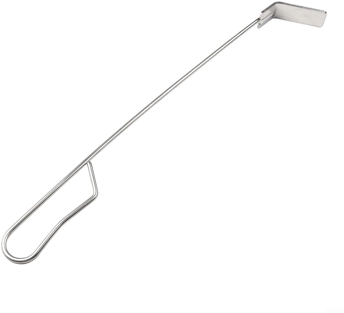 SnelShoppen - 18 cm Ashark voor Open Haard, Houtkachel, Pizzaoven - Roestvrij Stalen BBQ Schoonmaaktool voor Kamado, Vision Grills, Asgereedschap voor