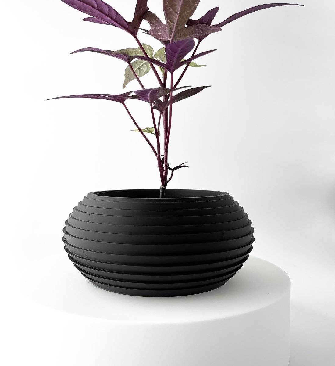 Skushy W31 Bloempot - Moderne Designpot voor Kamerplanten - Sculpturale Plantenpot voor Woonkamer en Kantoor - Premium Woondecoratie
