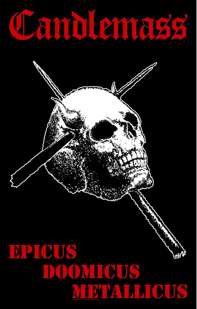 Candlemass - Epicus Doomicus Metallicus - Textielposter