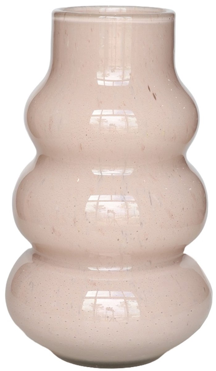 Vase The World Vaas Lomami | Ivory | Mondgeblazen glas | D18xH30 cm