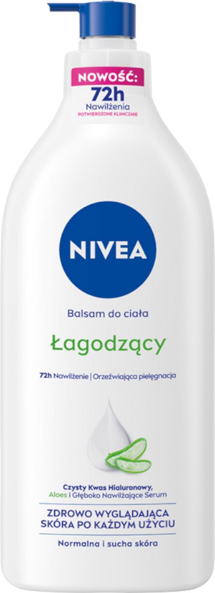 NIVEA Body Lotion Aloë Vera - Verzachtend - 625 ml - Gezond uitziende huid