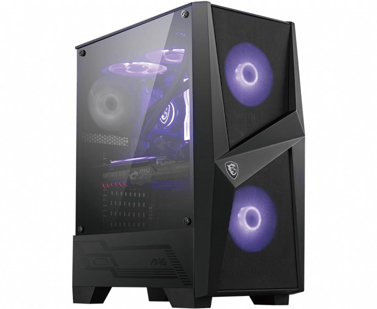 MSI MAG Forge 100R - Towermodel - ATX - geen voeding (ATX) - USB/Audio
