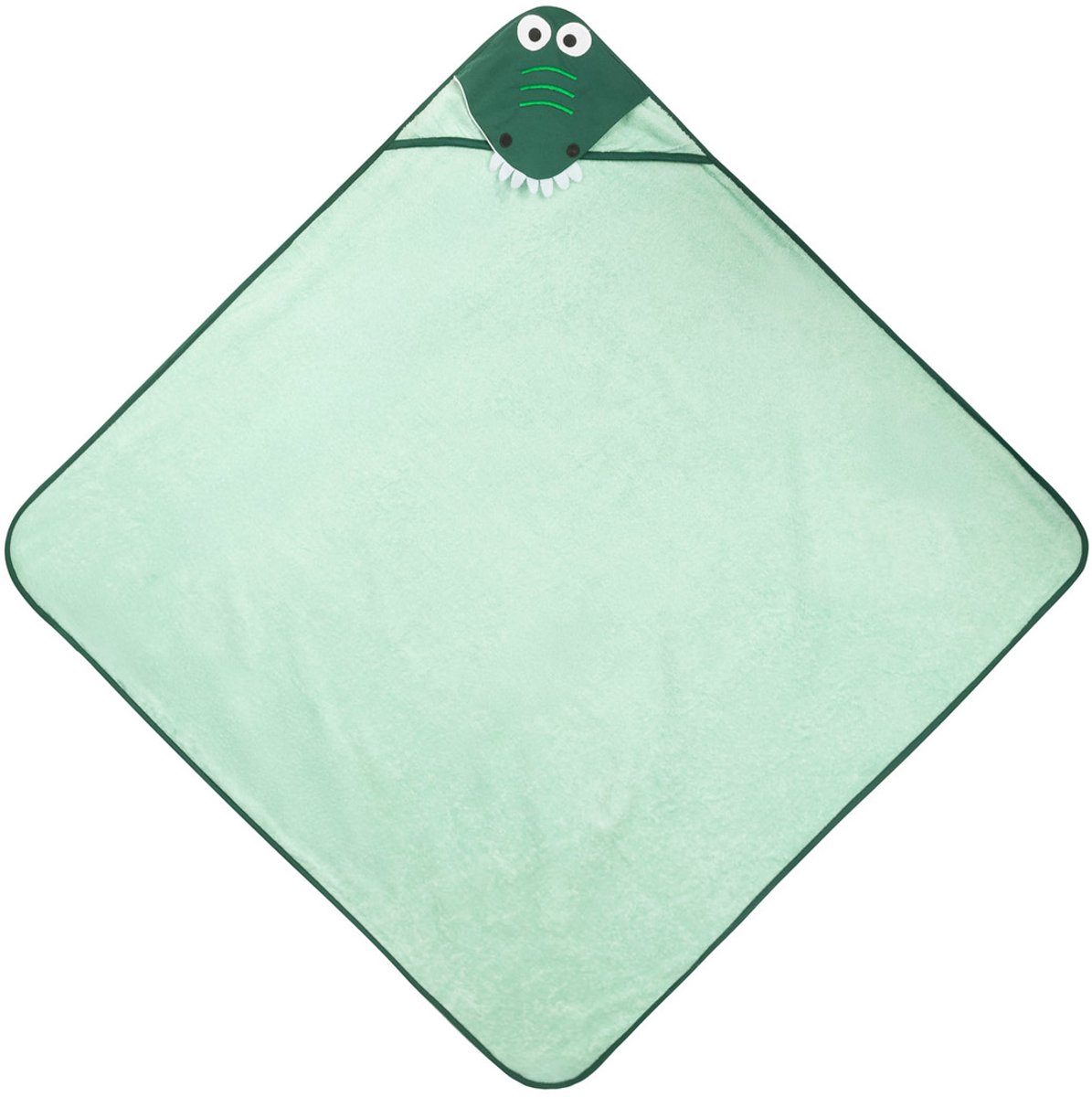Sensillo - Watervrienden Zachte Badhanddoek - Groene Krokodil