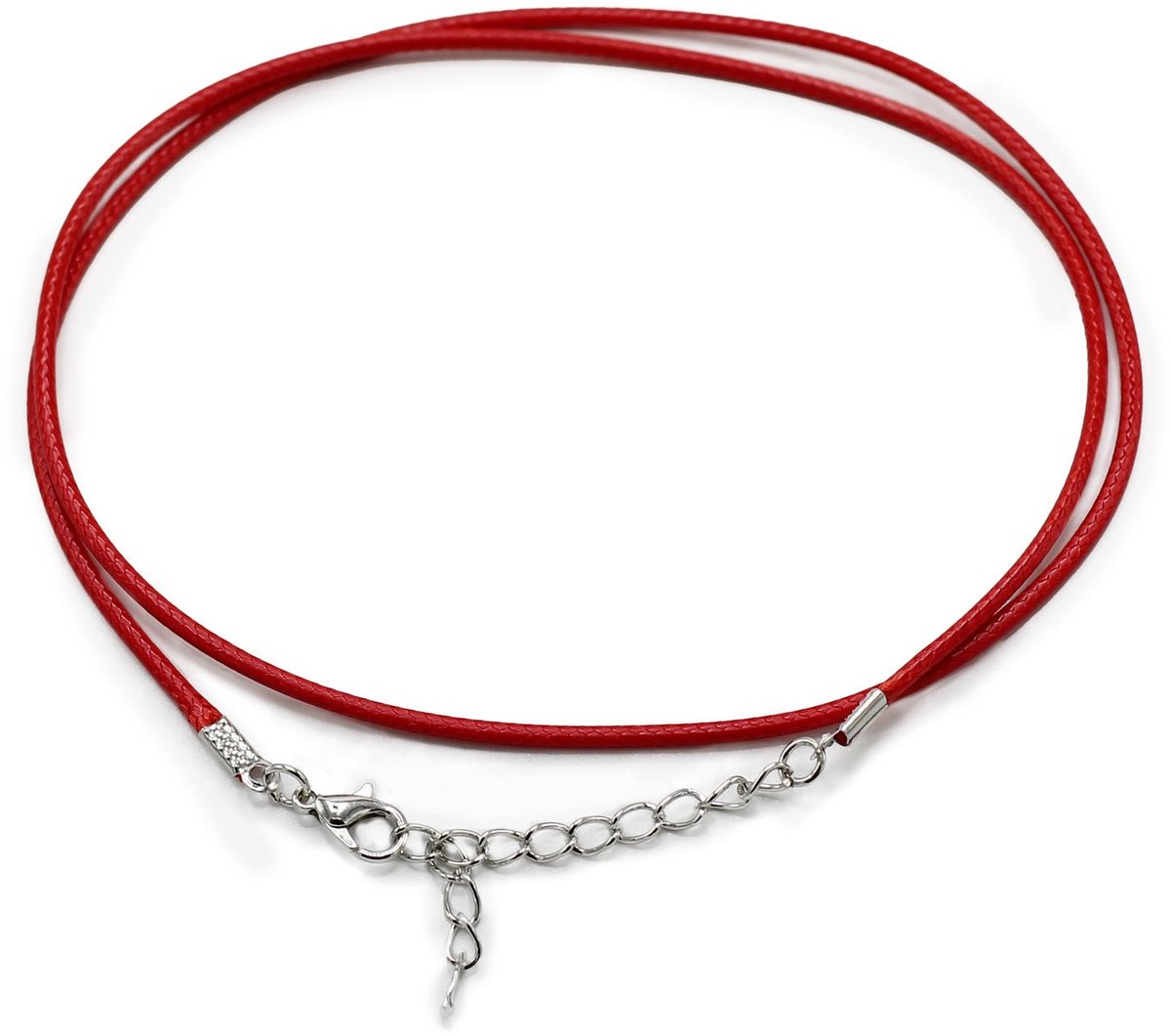 Packs Waxed Pendant Cords - 2mm x 55cm - Assorted - Red 105