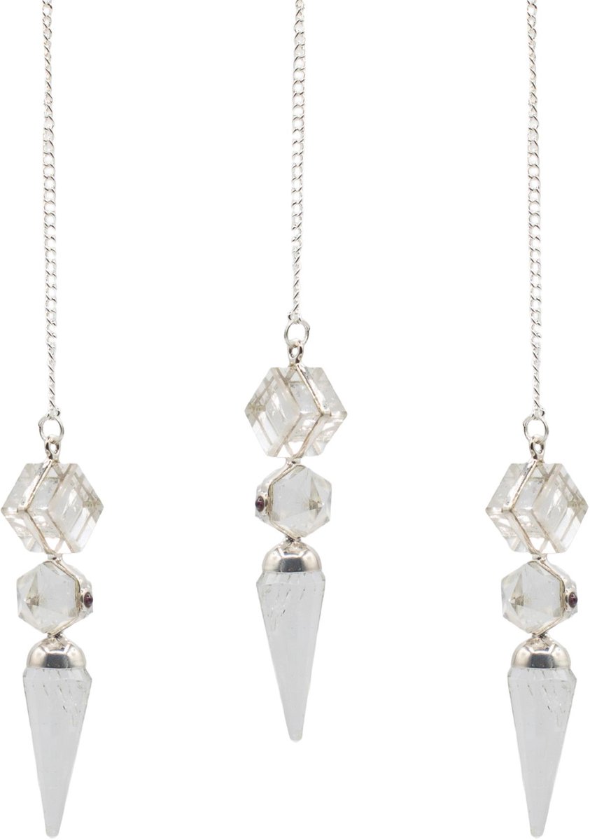 The Architect of Clarity - Three Piece Pendulum - Crystal Quartz