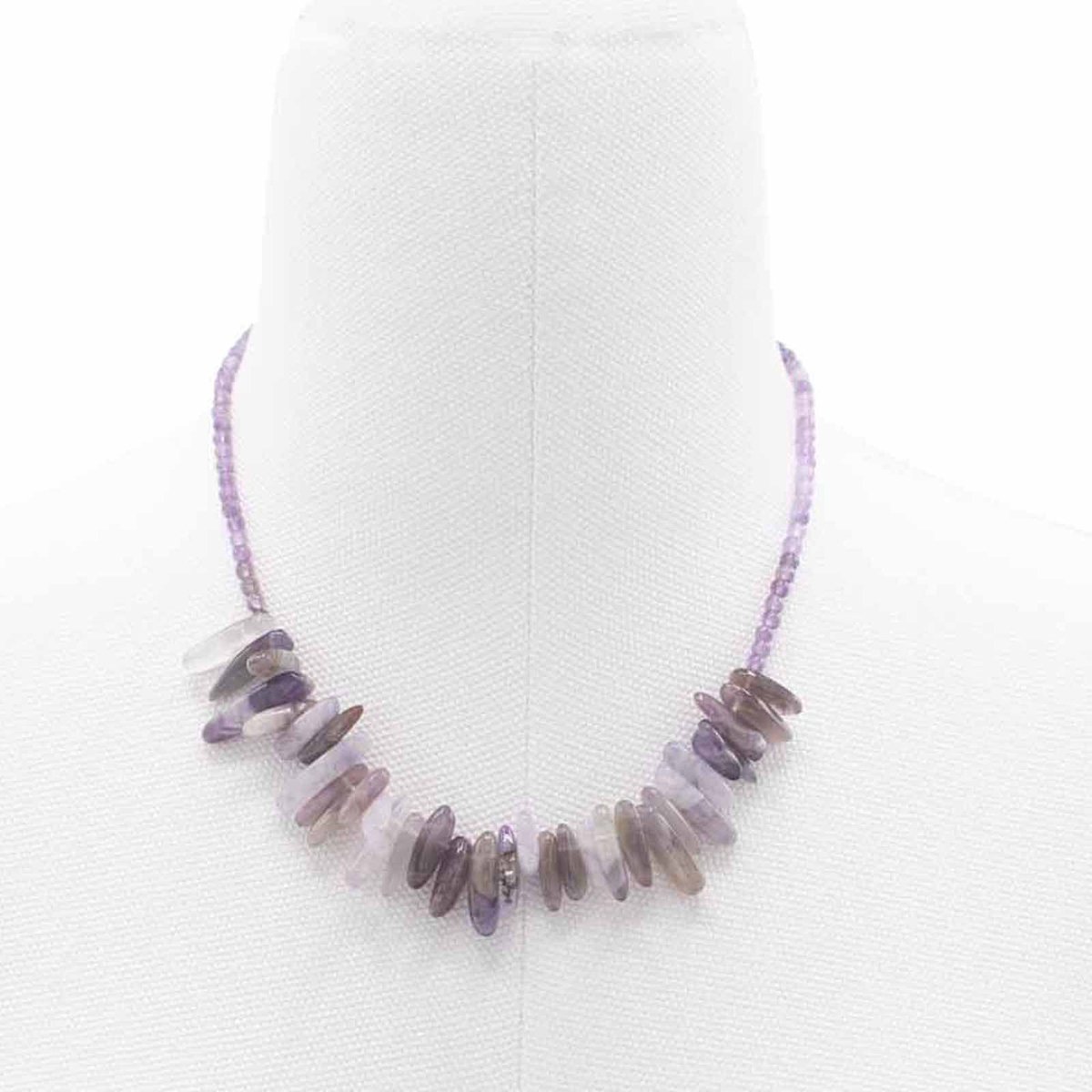 Longstone Edelsteen Ketting - Amethist