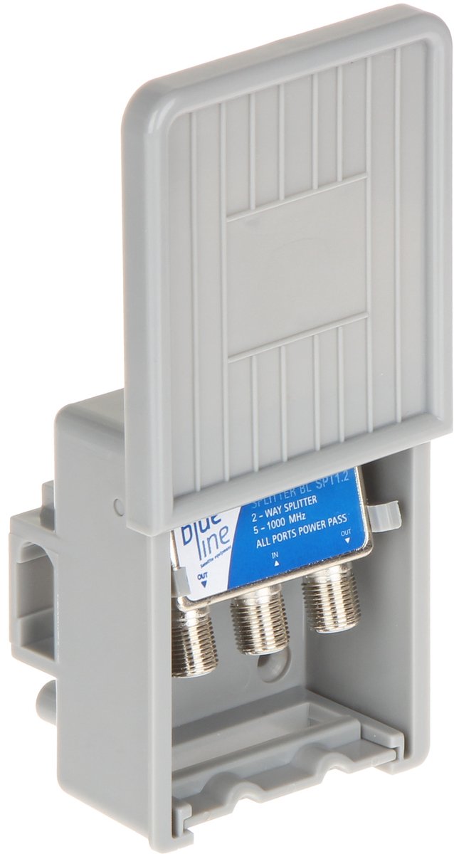 RI - 2/1F Serie - Antenneverdeler - 1 Ingang - 2 Uitgangen - 5...1000 MHz