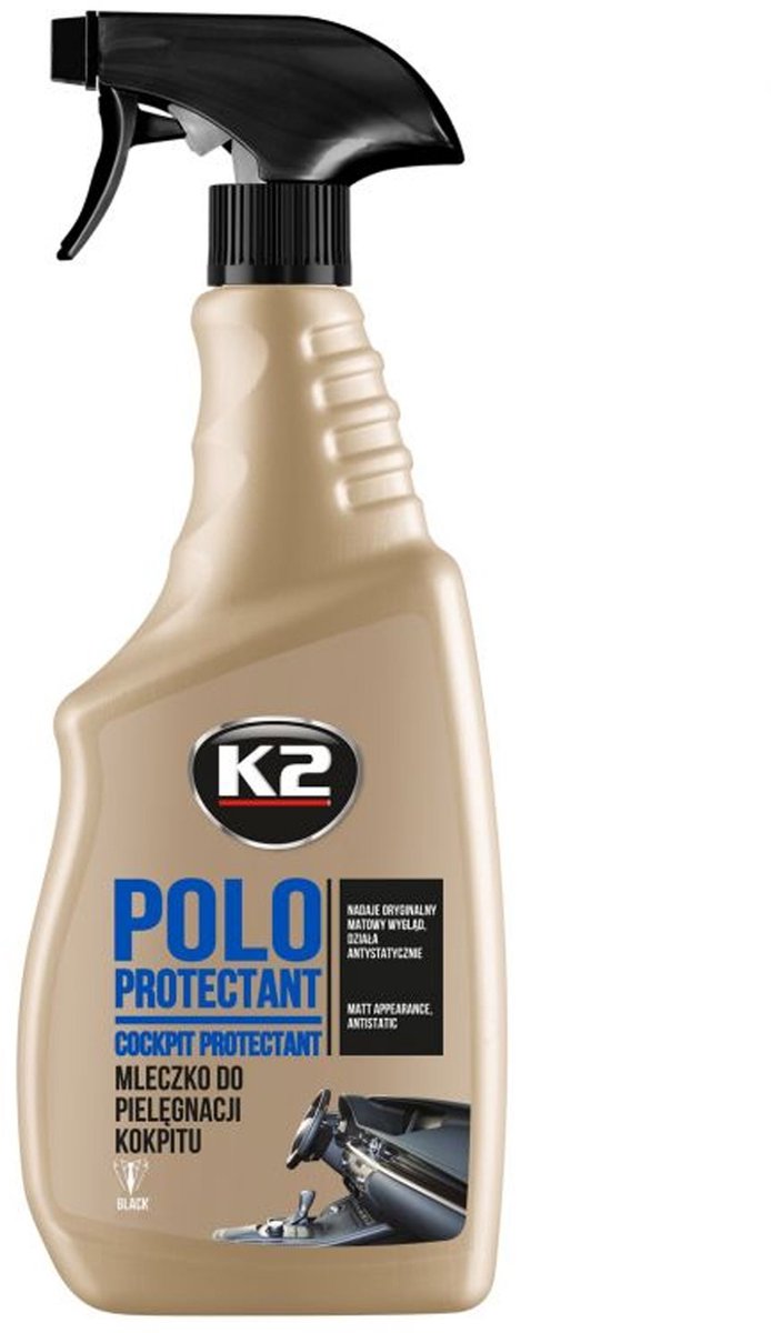 K2 Polo Protect Black - Onderhoudsmiddel - 750ml - Matte en Halflmatte Oppervlakken - Langdurige Geur