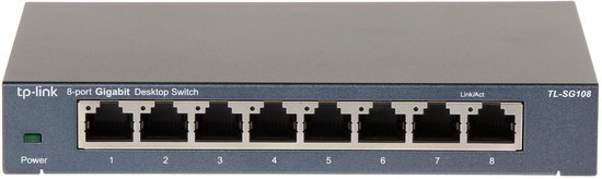 TP-Link TL-SG108 - Netwerk Switch - Unmanaged - 8 poorten
