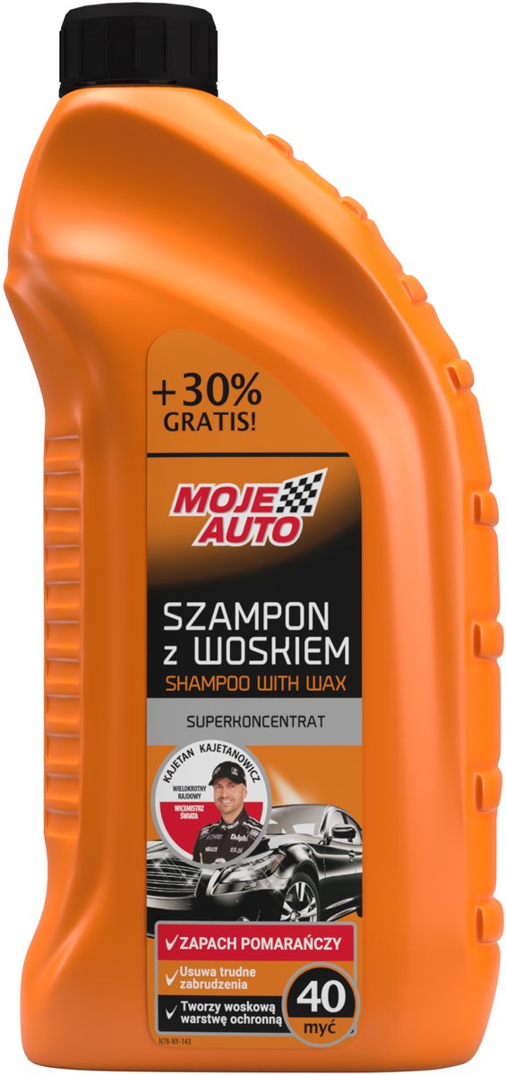 MOJE AUTO SZAMPON Z WOSKIEM 1L