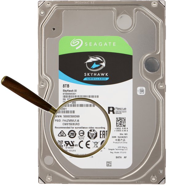 Seagate Skyhawk AI - Interne harde schijf - 8TB - 7200RPM - SATA III van Seagate — afbeelding 2