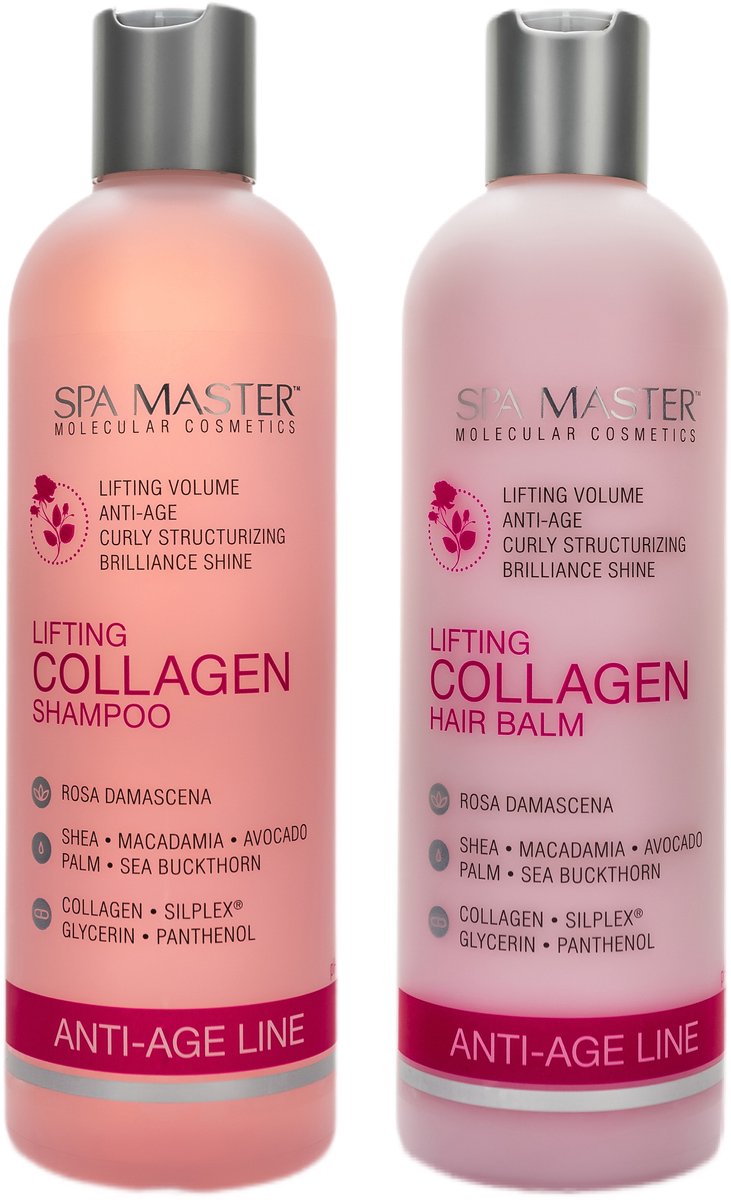 Spa Master Krullend Haar Shampoo en Krullen Crème Voordeelverpakking – Krullen Verzorgingsset – Curly Hair – 2 x 330ml