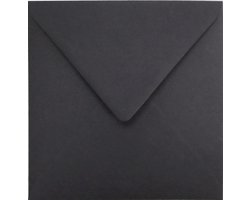 Ecologische grijze enveloppen 12 - 153 x 153 mm - 25 stuks - NK natgelijmde - 120 gram - Materica - Netuno