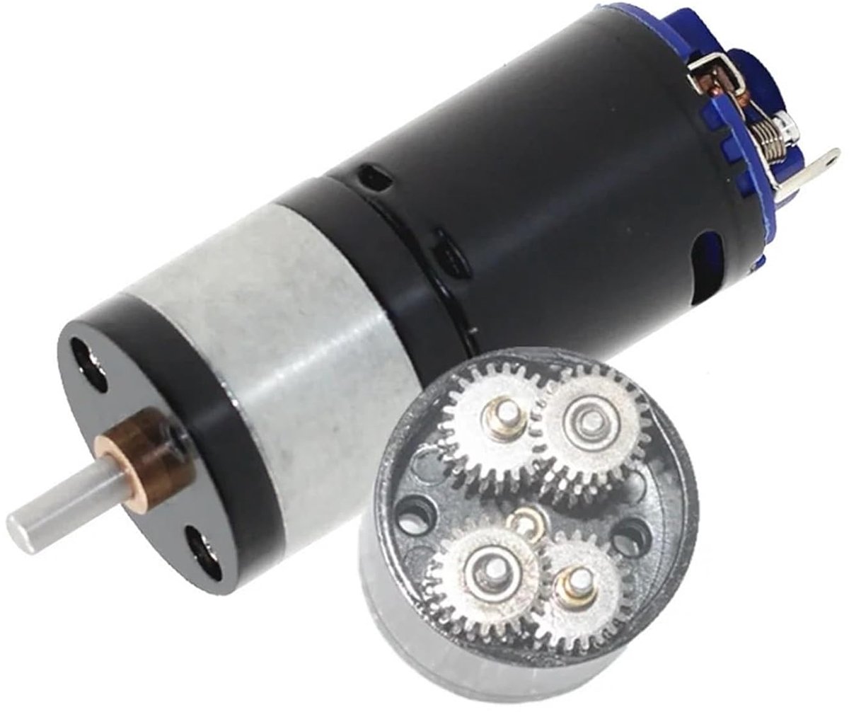 Transmissiemotor - Mini motor - Robotica projecten - Met metalen versnellingsbak - 6V-12V - Grijs