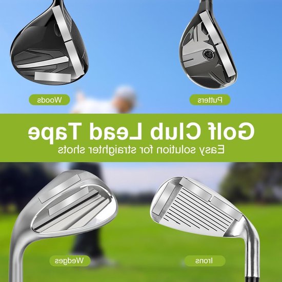 Zelfklevende Lood Tape 1.2 x 254 cm voor Golfclubs, Tennisrackets en Badminton - Vrij te Snijden, 2g Per Inch, Ideaal voor Balans en Gewicht Aanpassing — afbeelding 4