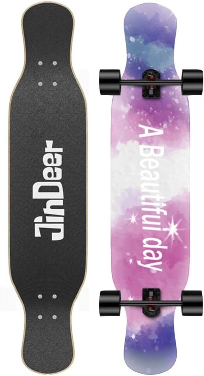 Skateboard Longboard Straat Gebruik 9 Lagen Esdoorn Hout 117x26x12cm