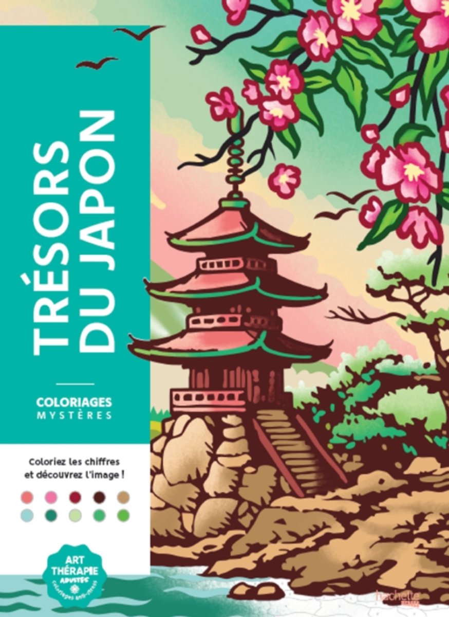 Hachette Heroes – Trésors du Japon – Kleurboek – 100 kleurplaten